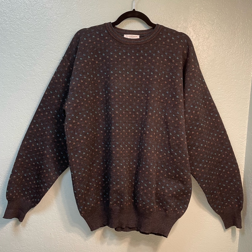 Tricots St. Raphael Nordstrom Large & Tall Men’s Pure New Wool Sweater Crewneck